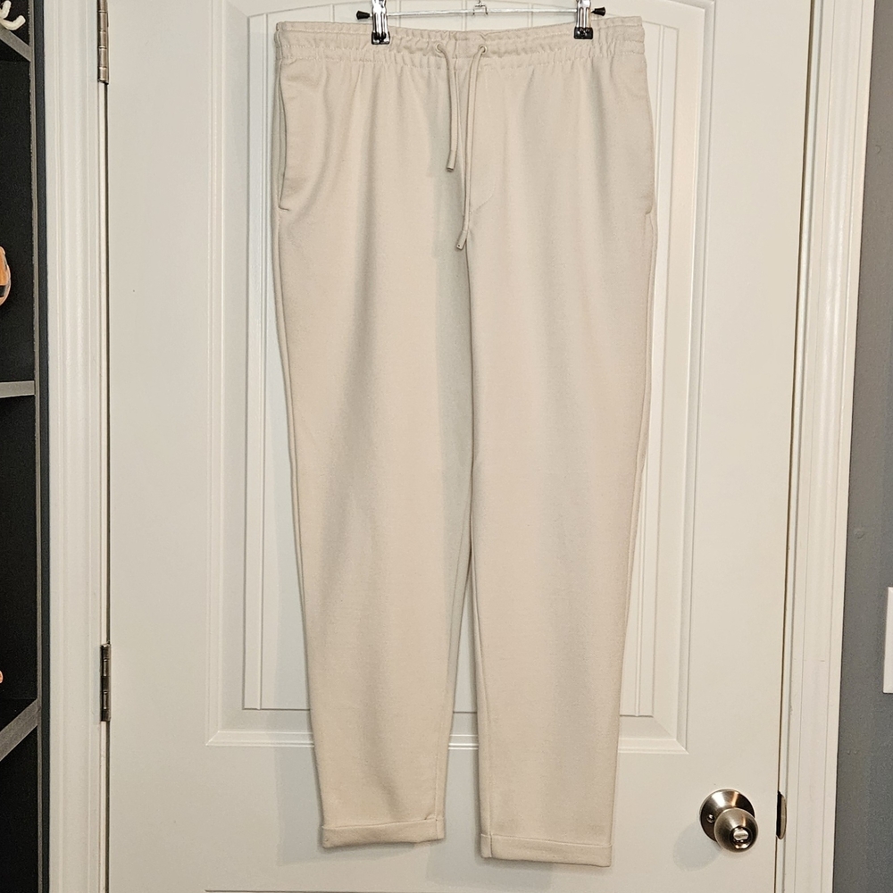Zara Cream Joggers